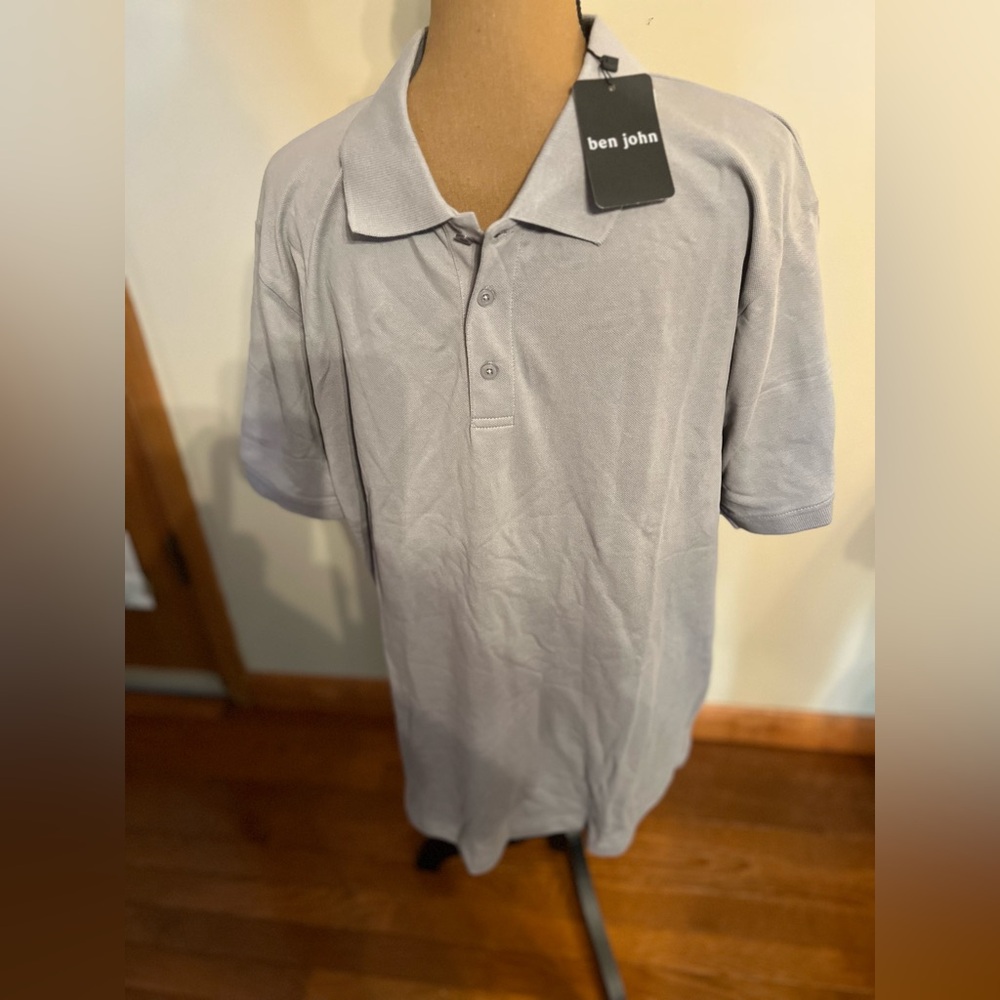 NWT/ BEN JOHN Gray Polo Shirt for Men